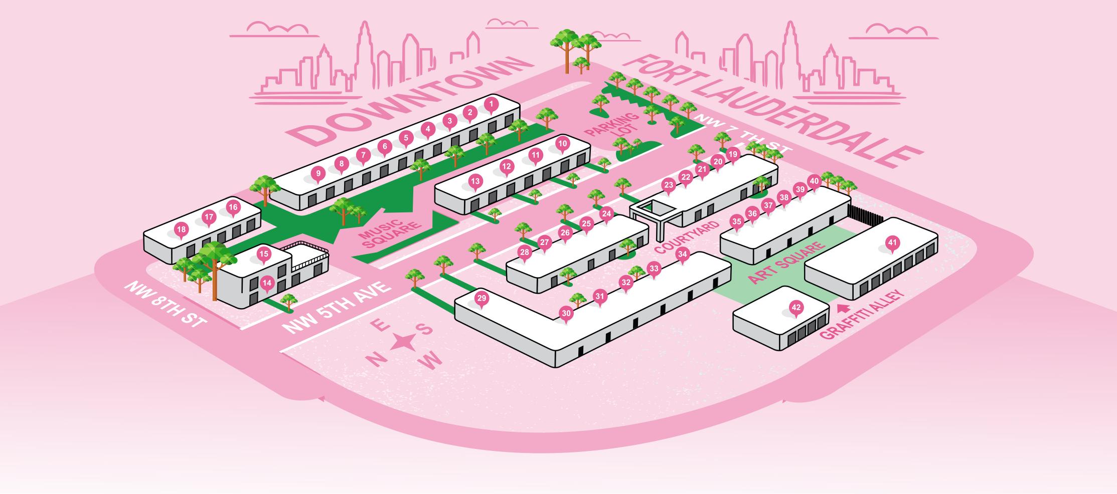2026 Thrive District tenant directory map